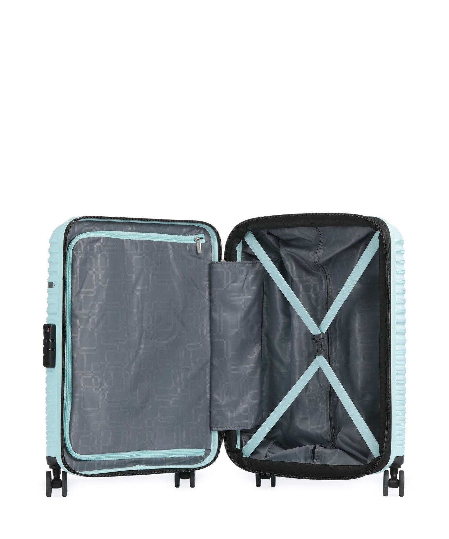 American Tourister Liftoff 4-Rollen Trolley summer blue