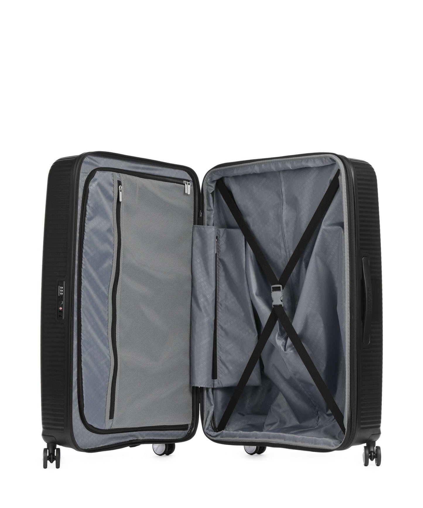 American Tourister Soundbox 4-Rollen Trolley bass black