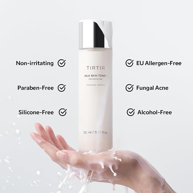 TIRTIR Milk Skin Rice Toner, 5.07 fl. oz.