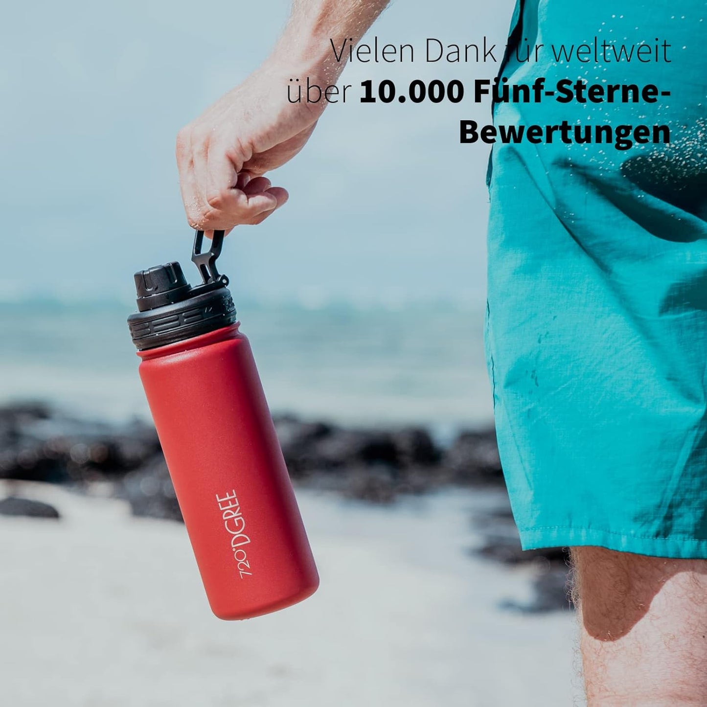noLimit | Isolier Trinkflasche aus Edelstahl inkl. Sportdeckel