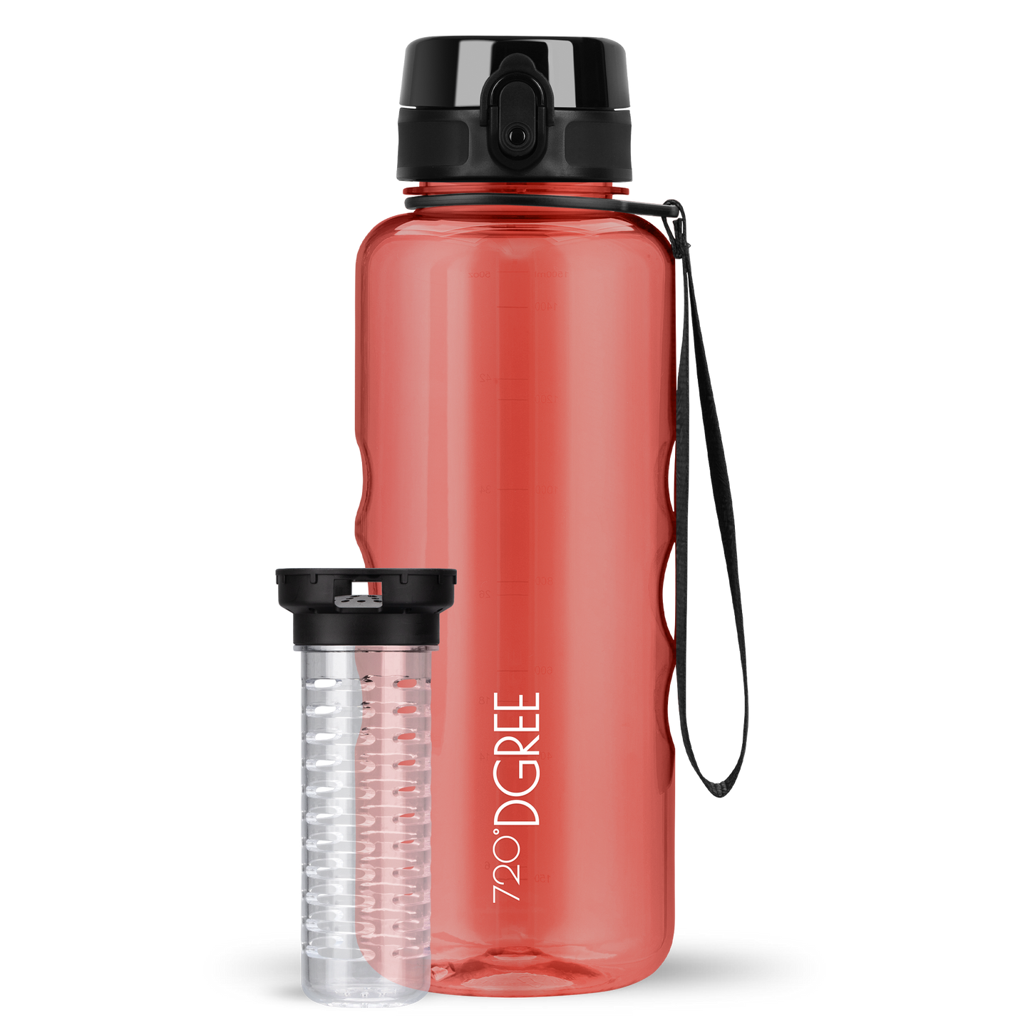 OUTLET uberBottle Trinkflasche | crystalClear Fruchtbehälter