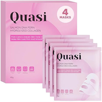 Quasi Salmon PDRN Collagen Mask, 4 Count
