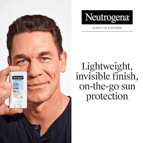 Neutrogena Ultra Sheer Stick Sunscreen for Face SPF 60, 0.47 fl. oz.