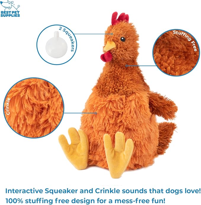 Best Pet Supplies Interactive Squeaky Dog Chew Toy, Best Pet Supplies