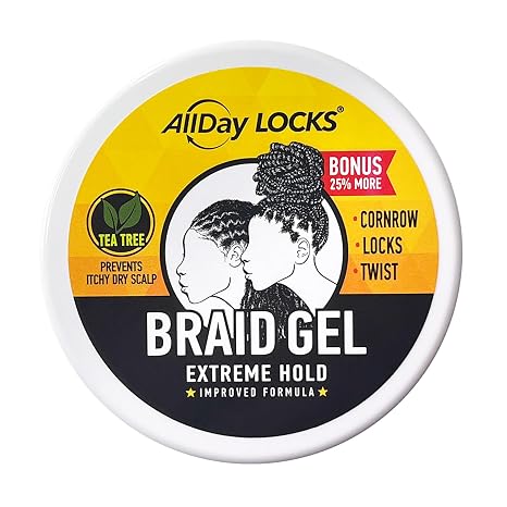 AllDay Locks Braid Gel Extreme Hold, 5 fl. oz.