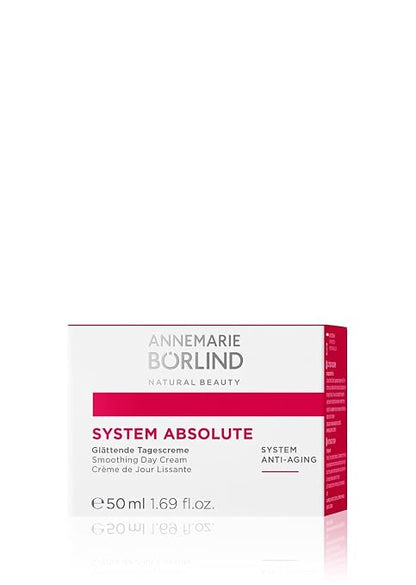 ANNEMARIE BÖRLIND - SYSTEM ABSOLUTE Smoothing Day Cream - Anti Aging Moisturizer with Aloe, Shea, Algae and Jojoba Extracts - Nourishes, Protects, and Hydrates, 1.69 fl. oz.