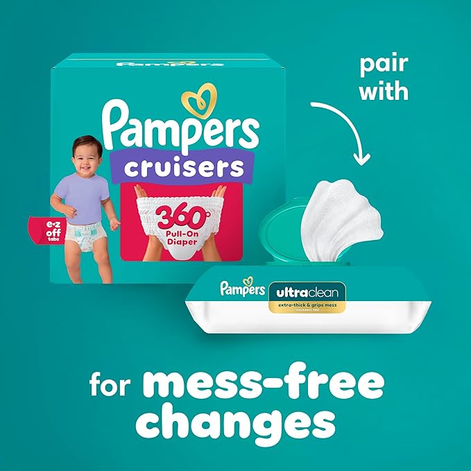 Pampers Diapers Cruisers 360 Size 7, 88 Count