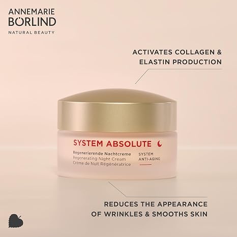 ANNEMARIE BÖRLIND - SYSTEM ABSOLUTE Smoothing Day Cream - Anti Aging Moisturizer with Aloe, Shea, Algae and Jojoba Extracts - Nourishes, Protects, and Hydrates, 1.69 fl. oz.