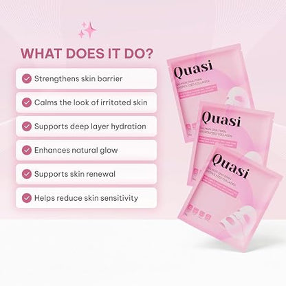 Quasi Salmon PDRN Collagen Mask, 4 Count