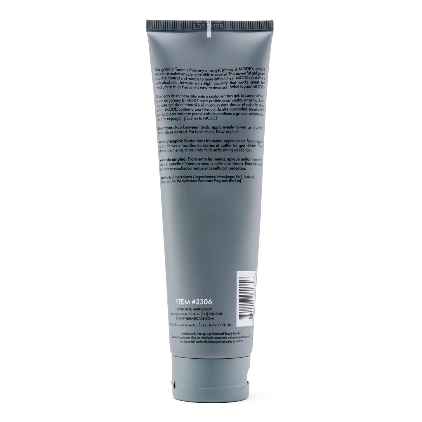 JOHNNY B. Mode Professional Hair Styling Gel, 6.7 fl. oz.