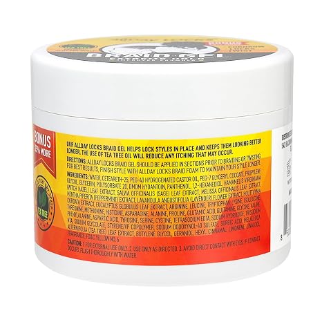 AllDay Locks Braid Gel Extreme Hold, 5 fl. oz.