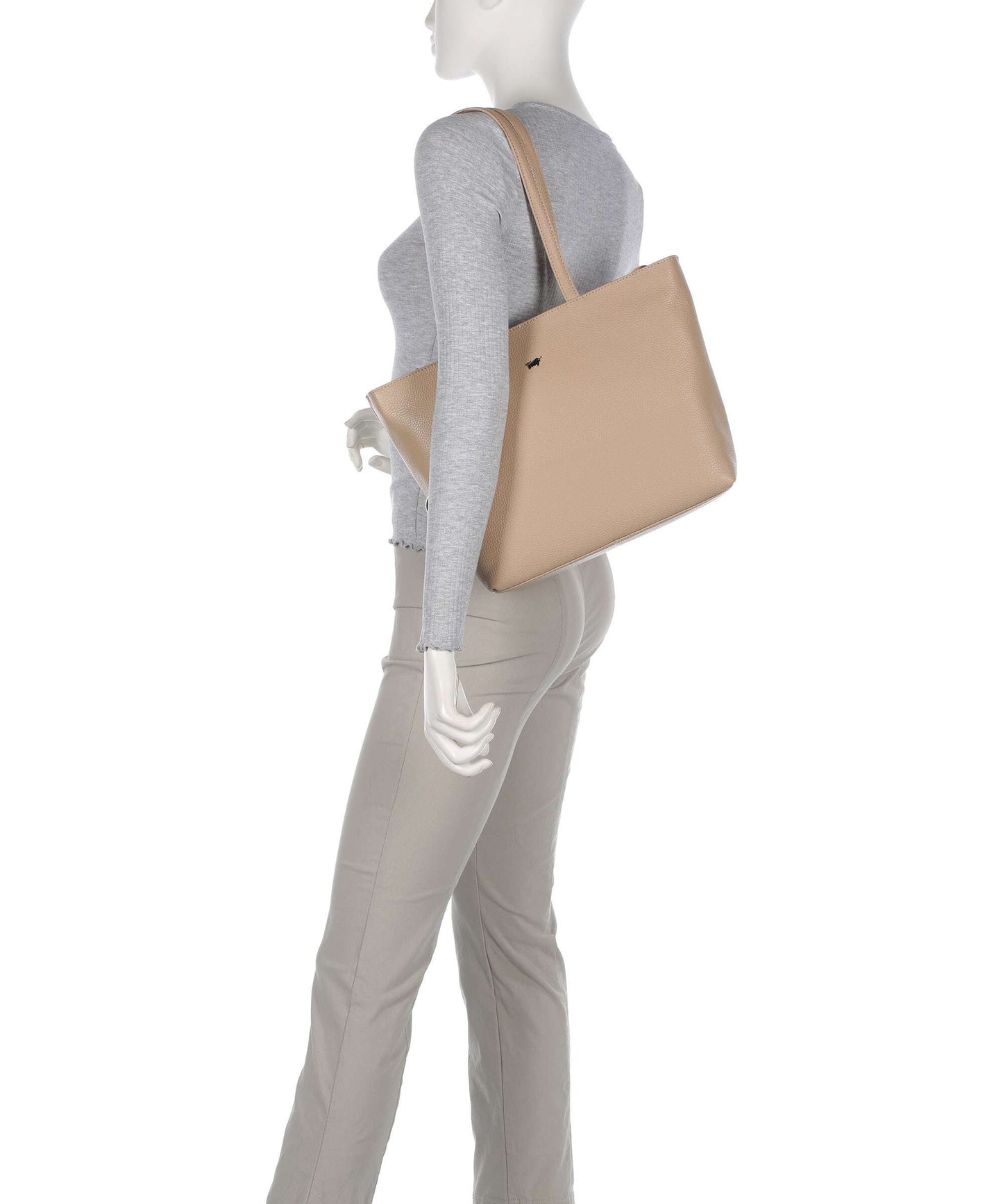 Braun Büffel Hanna S Shopper creme