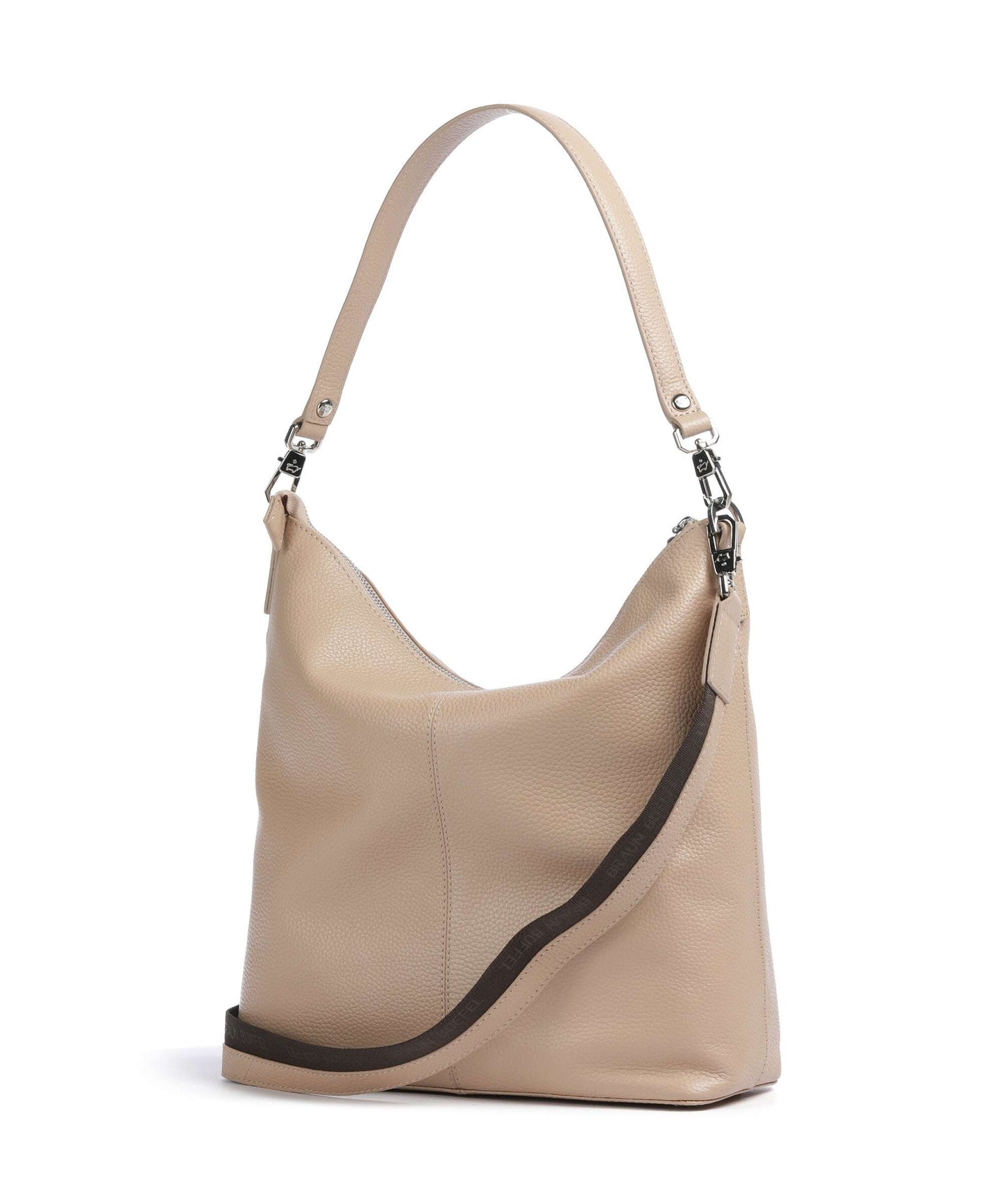 Braun Büffel Hanna M Beuteltasche creme