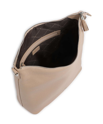 Braun Büffel Hanna M Beuteltasche creme