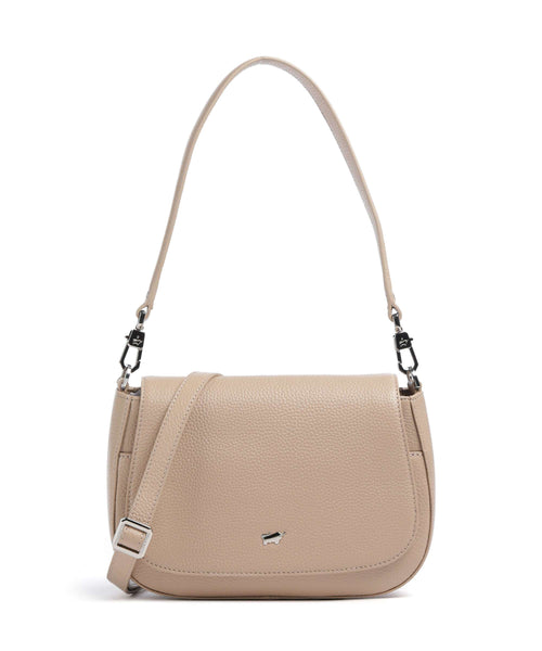 Braun Büffel Hanna S Schultertasche creme