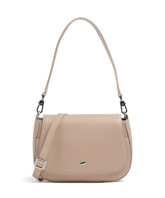 Braun Büffel Hanna S Schultertasche creme