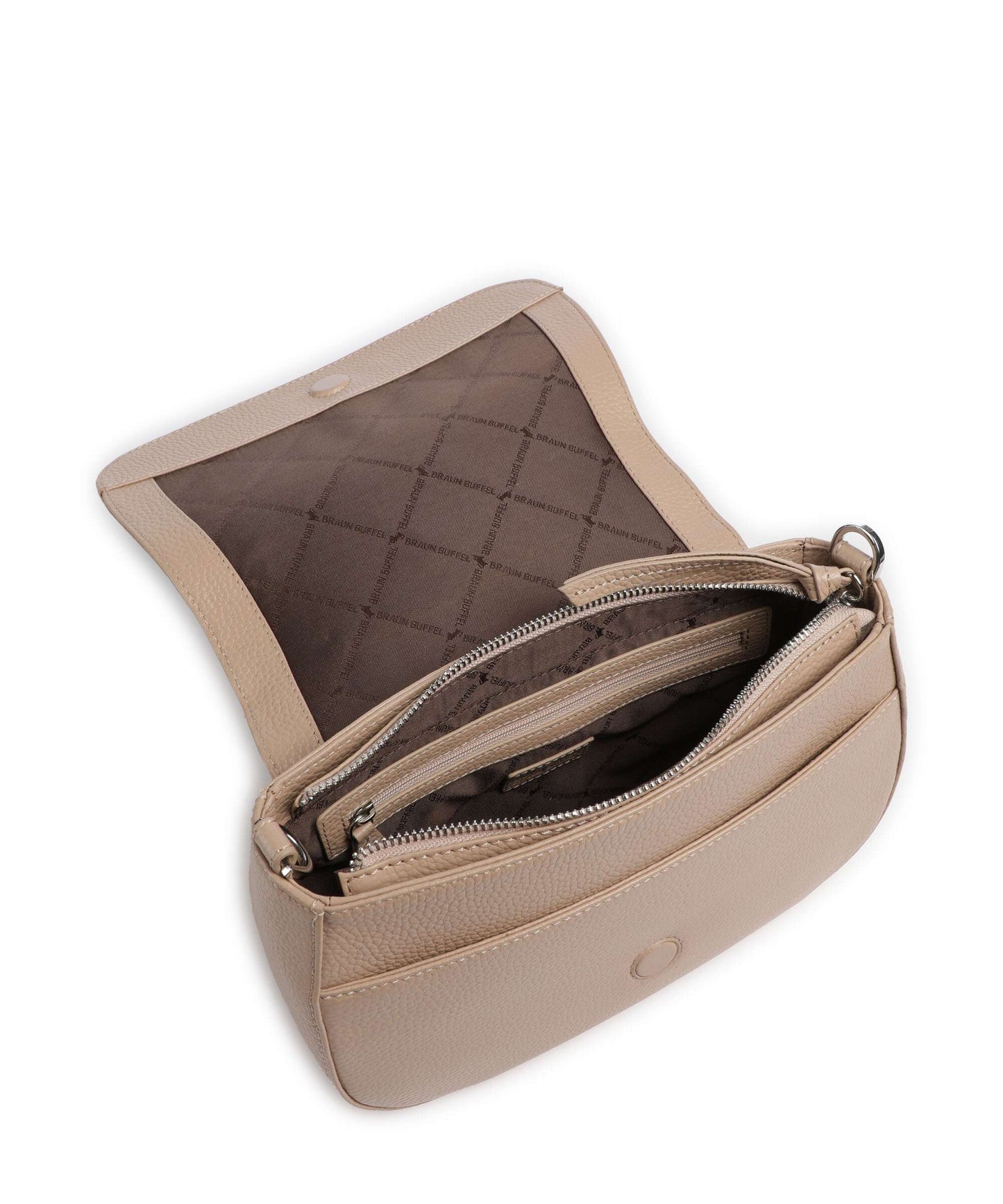 Braun Büffel Hanna S Schultertasche creme