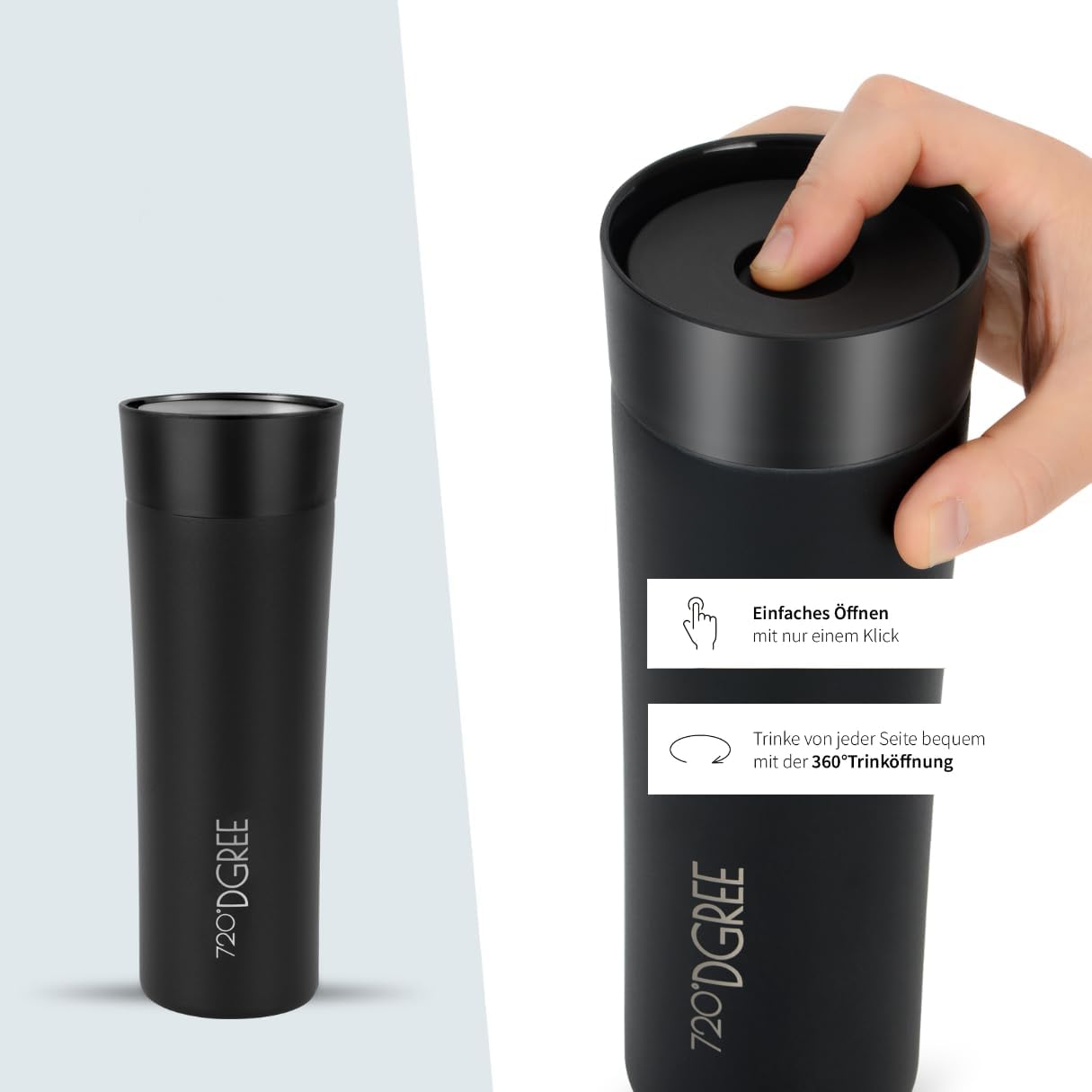 PleasureToGo 2.0 - Edelstahl Thermo-Kaffeebecher