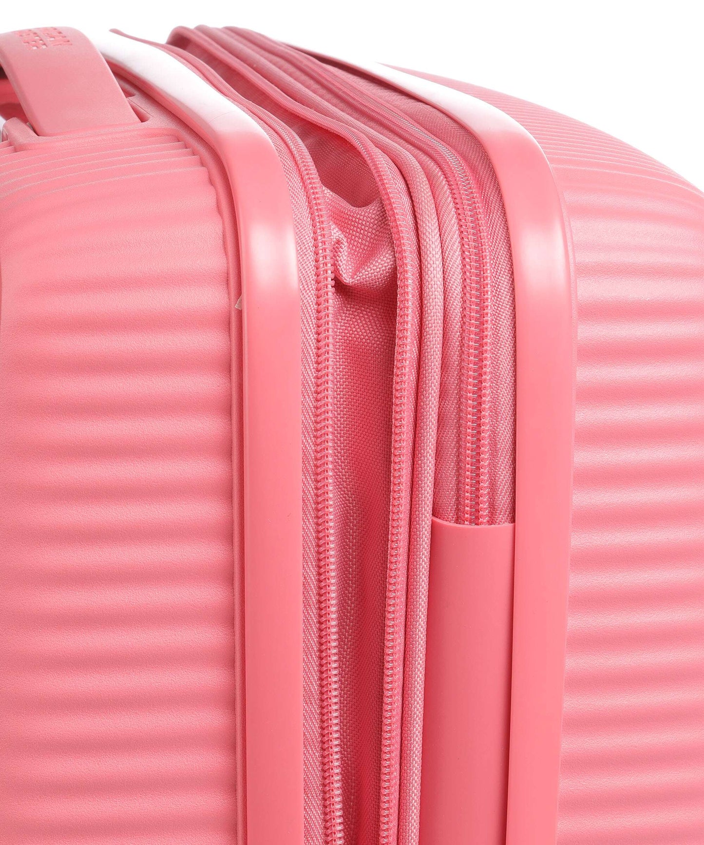 American Tourister Soundbox 4-Rollen Trolley sun kissed coral