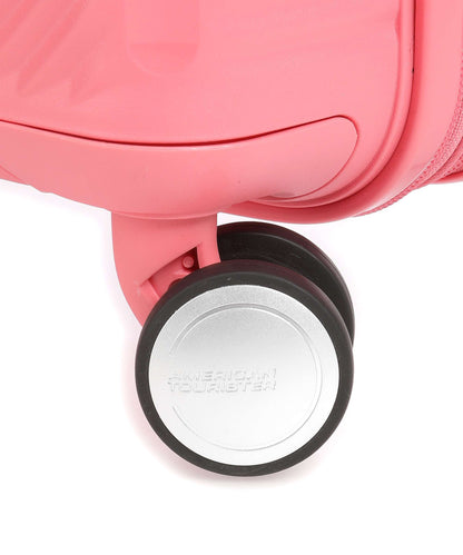 American Tourister Soundbox 4-Rollen Trolley sun kissed coral
