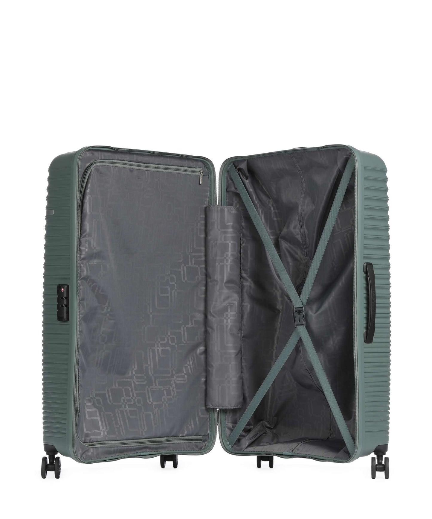 American Tourister Liftoff 4-Rollen Trolley dark olive