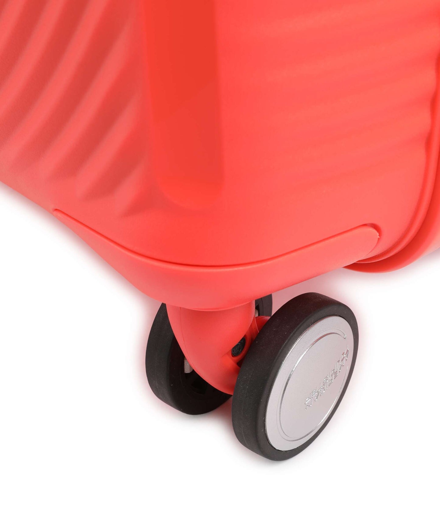 American Tourister Soundbox 4-Rollen Trolley neon orange