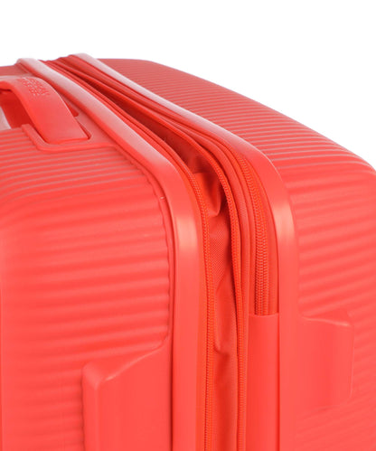 American Tourister Soundbox 4-Rollen Trolley neon orange