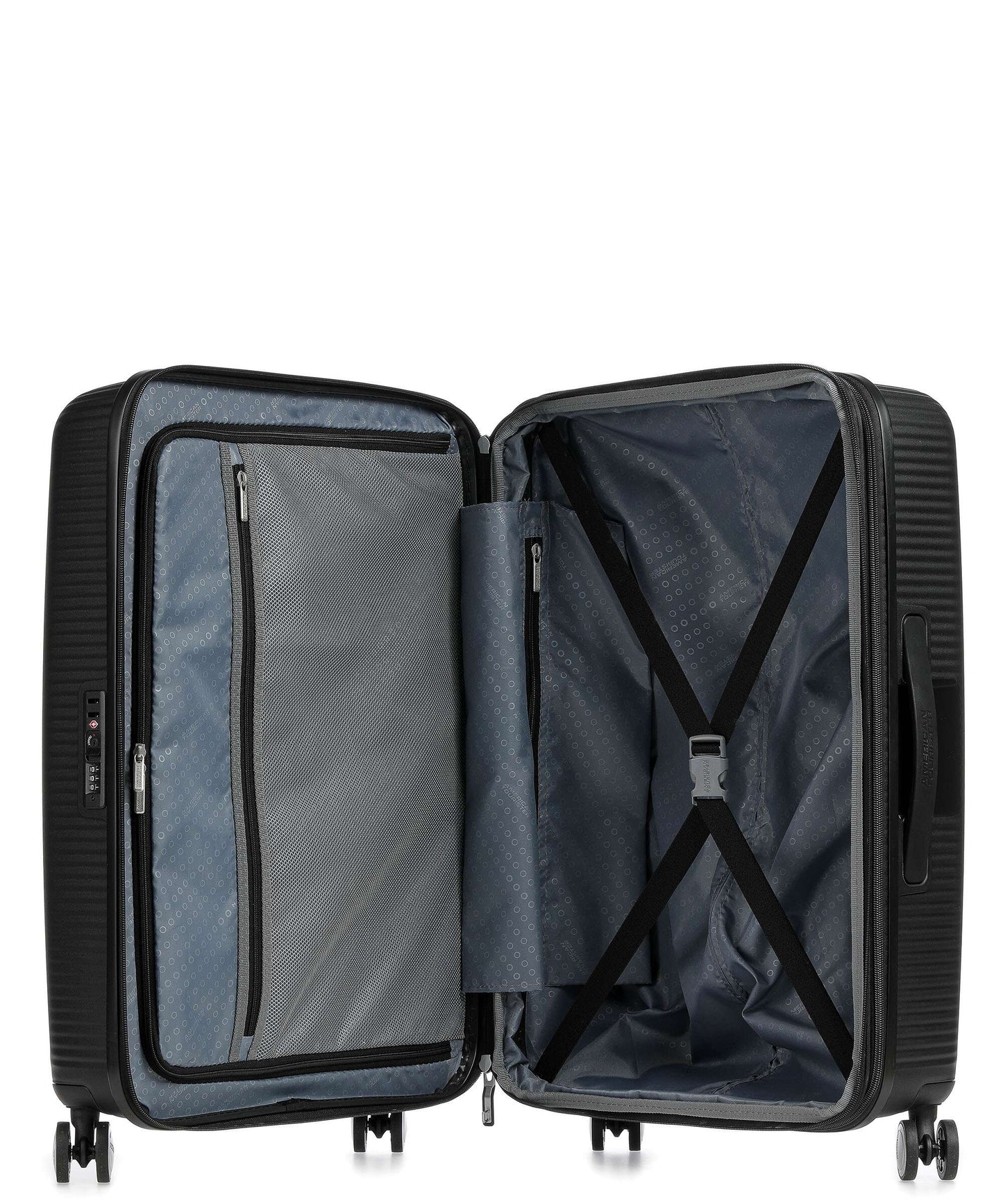 American Tourister Soundbox 4-Rollen Trolley bass black