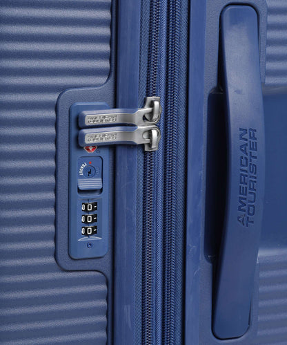 American Tourister Soundbox 4-Rollen Trolley midnight navy
