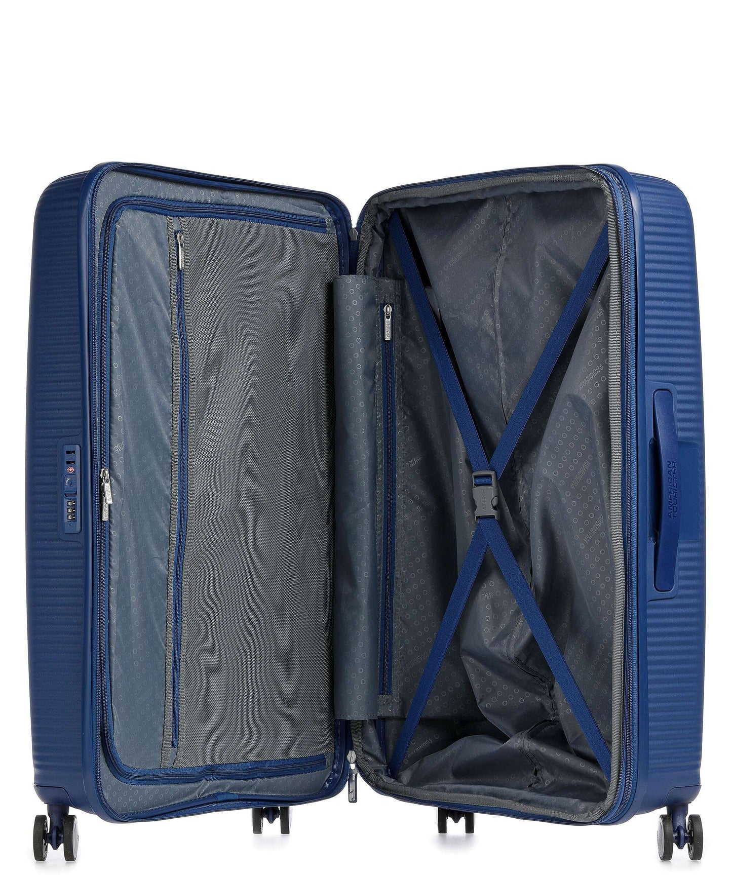 American Tourister Soundbox 4-Rollen Trolley midnight navy