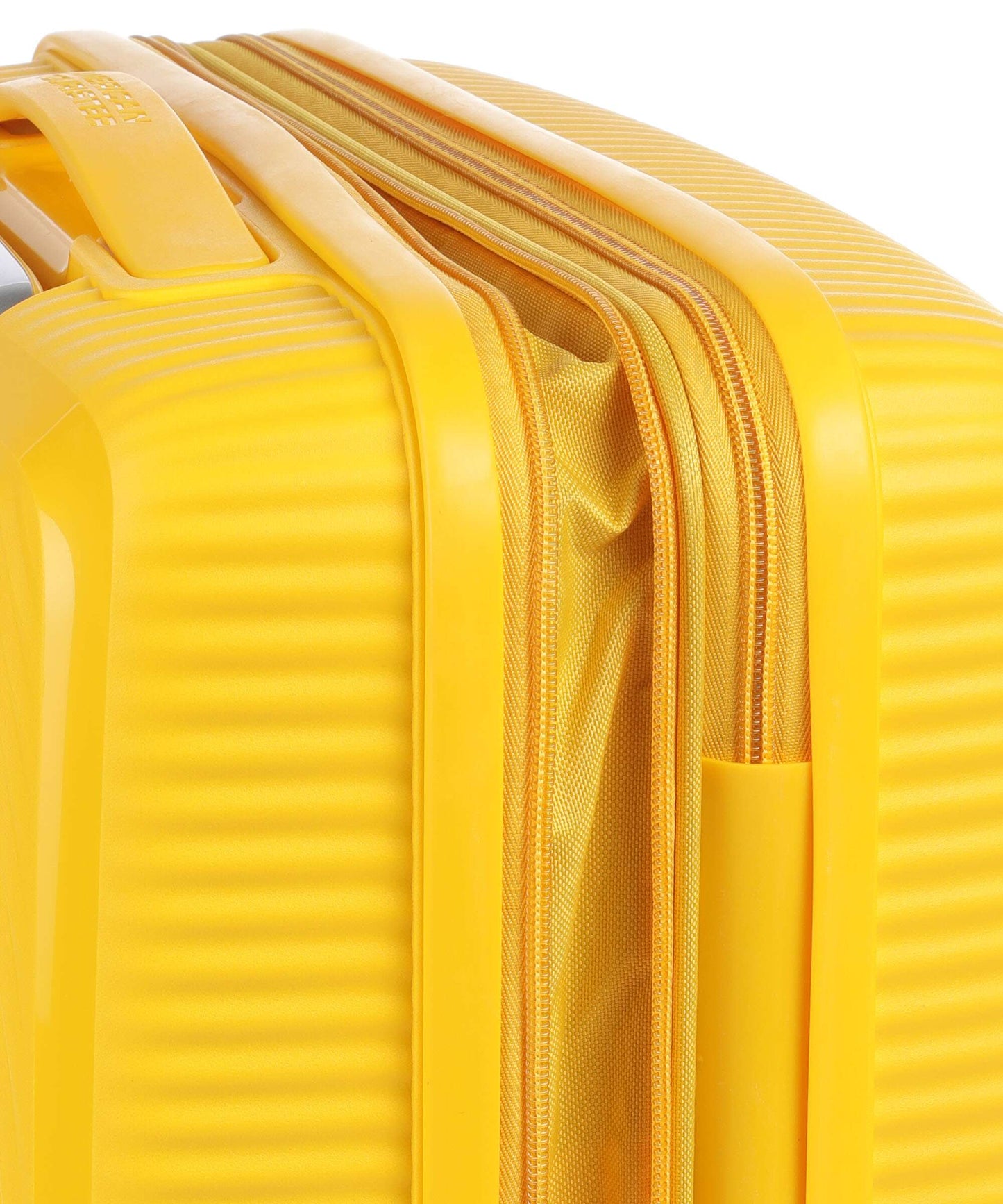 American Tourister Soundbox 4-Rollen Trolley golden yellow