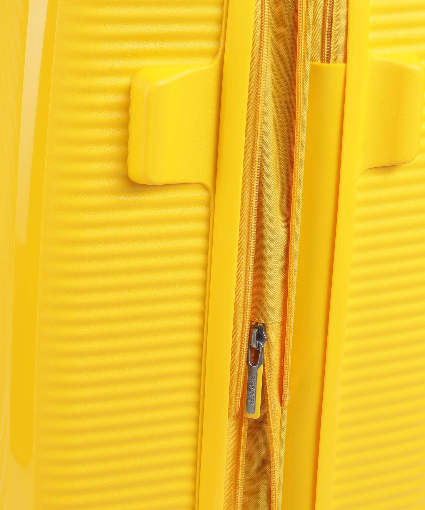American Tourister Soundbox 4-Rollen Trolley golden yellow