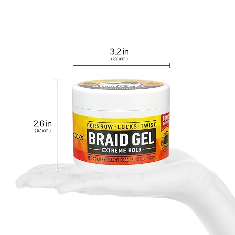 AllDay Locks Braid Gel Extreme Hold, 5 fl. oz.