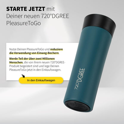 PleasureToGo 2.0 - Edelstahl Thermo-Kaffeebecher