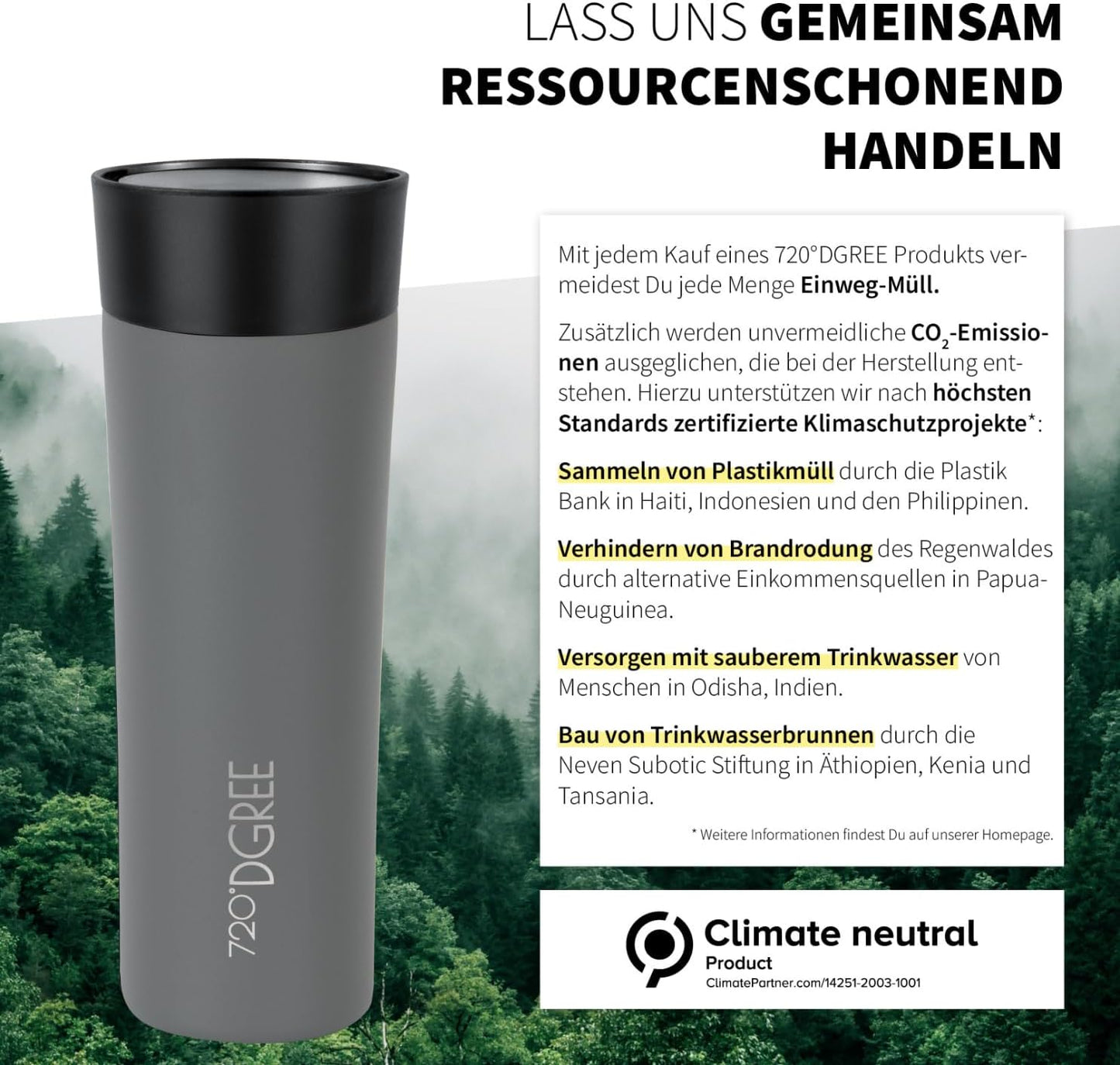 PleasureToGo 2.0 - Edelstahl Thermo-Kaffeebecher