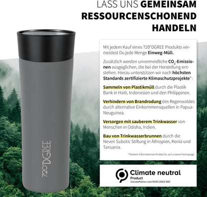 PleasureToGo 2.0 - Edelstahl Thermo-Kaffeebecher