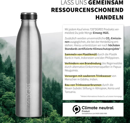 milkyBottle | Elegante & stylische Isolierflasche aus Edelstahl