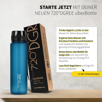 uberBottle Trinkflasche | softTouch Sieb