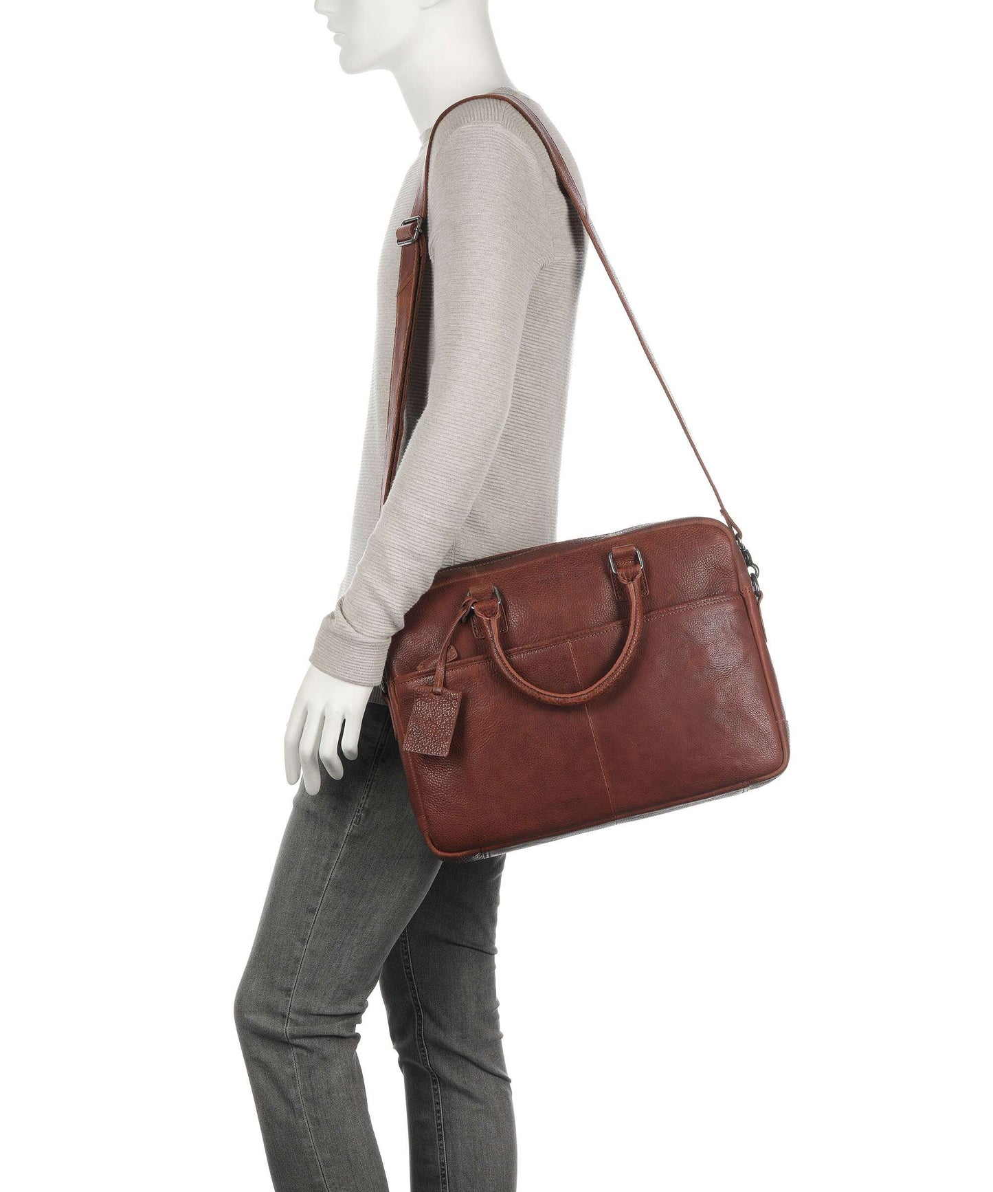 Burkely Antique Avery Aktentasche tan