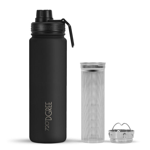 OUTLET noLimit | Isolier Trinkflasche mit Edelstahlsieb und Sportdeckel