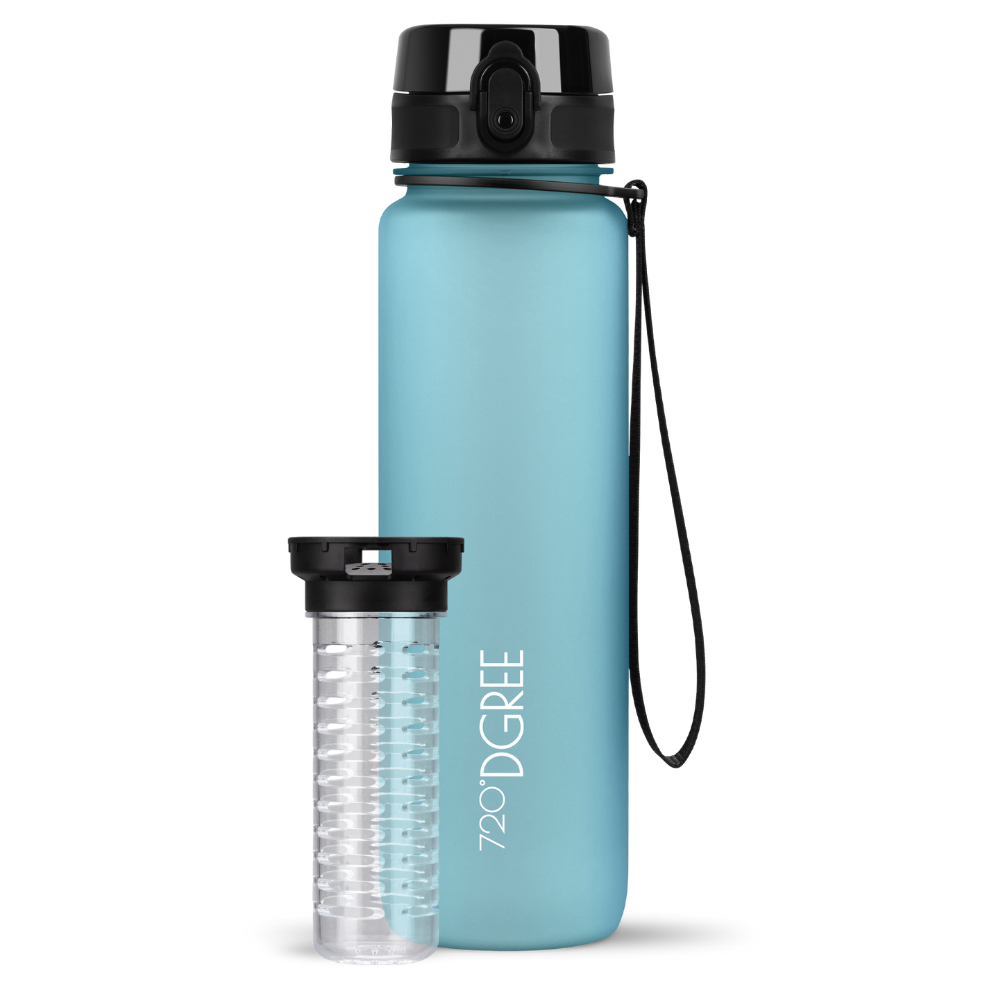 uberBottle Trinkflasche | softTouch Fruchtbehälter