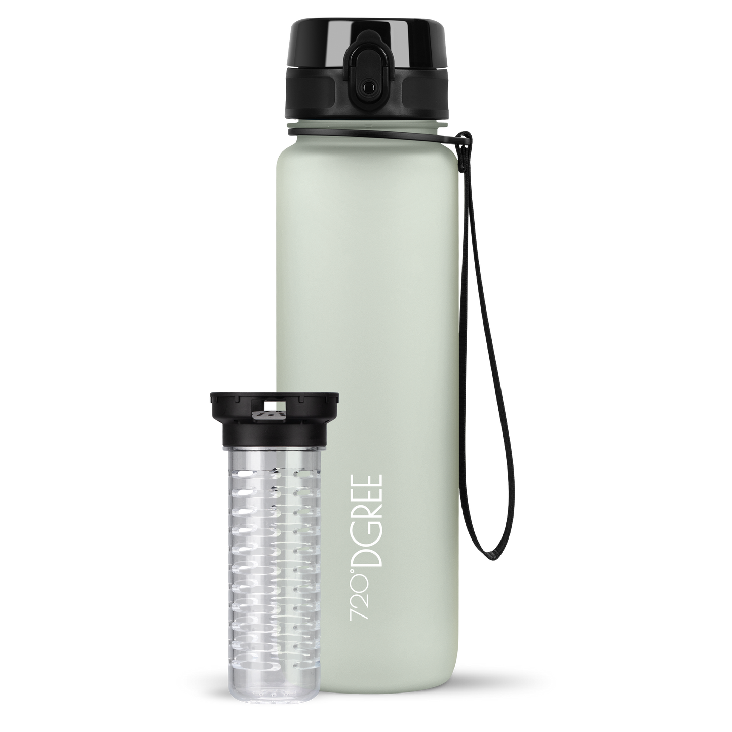 uberBottle Trinkflasche | softTouch Fruchtbehälter