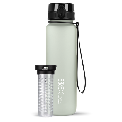uberBottle Trinkflasche | softTouch Fruchtbehälter