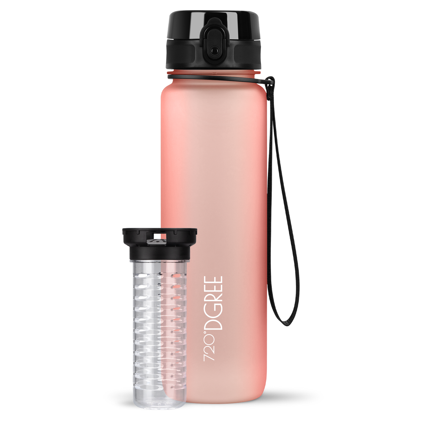 uberBottle Trinkflasche | softTouch Fruchtbehälter