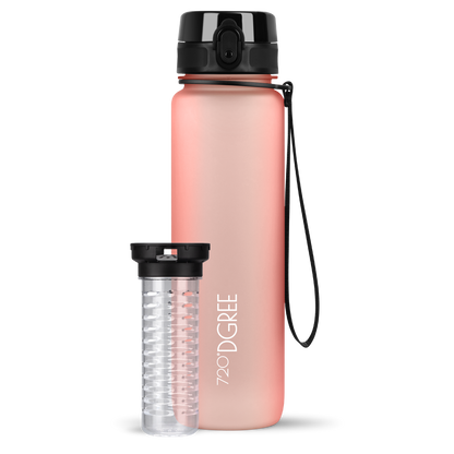 uberBottle Trinkflasche | softTouch Fruchtbehälter