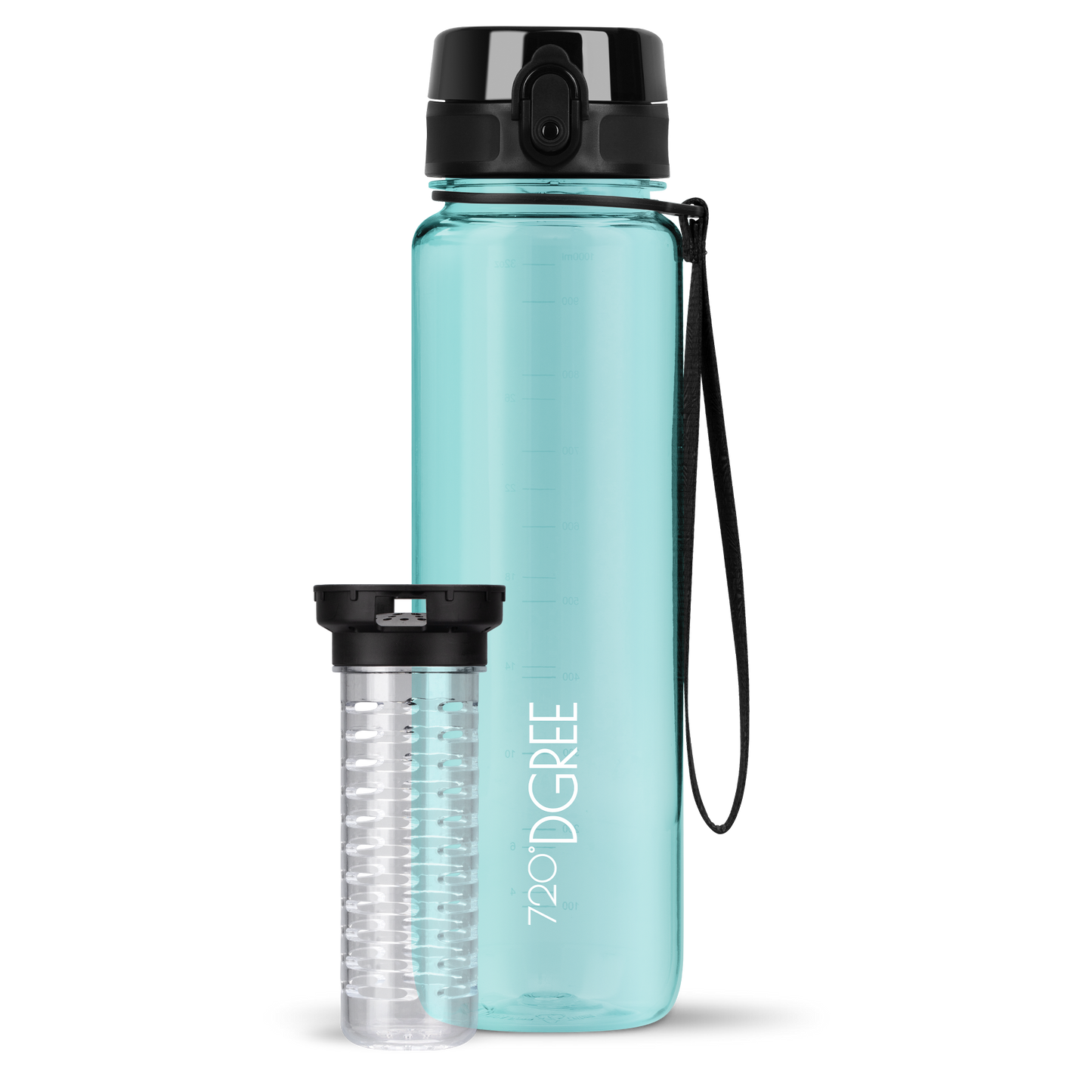 OUTLET uberBottle Trinkflasche | crystalClear Fruchtbehälter