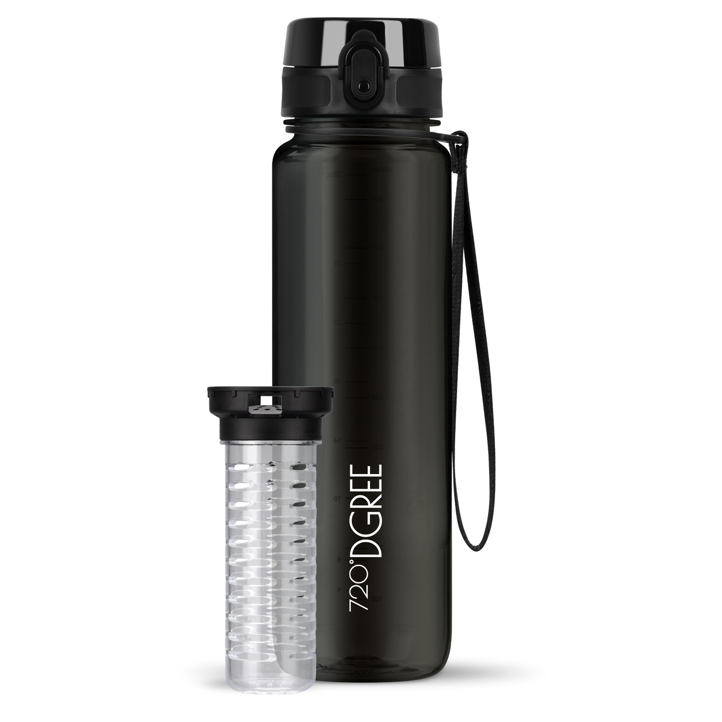 OUTLET uberBottle Trinkflasche | crystalClear Fruchtbehälter