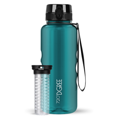 uberBottle Trinkflasche | crystalClear Fruchtbehälter