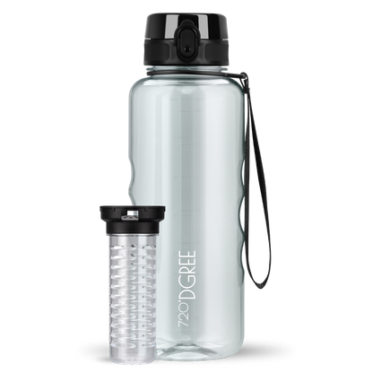 OUTLET uberBottle Trinkflasche | crystalClear Fruchtbehälter