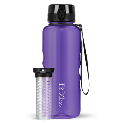 uberBottle Trinkflasche | crystalClear Fruchtbehälter